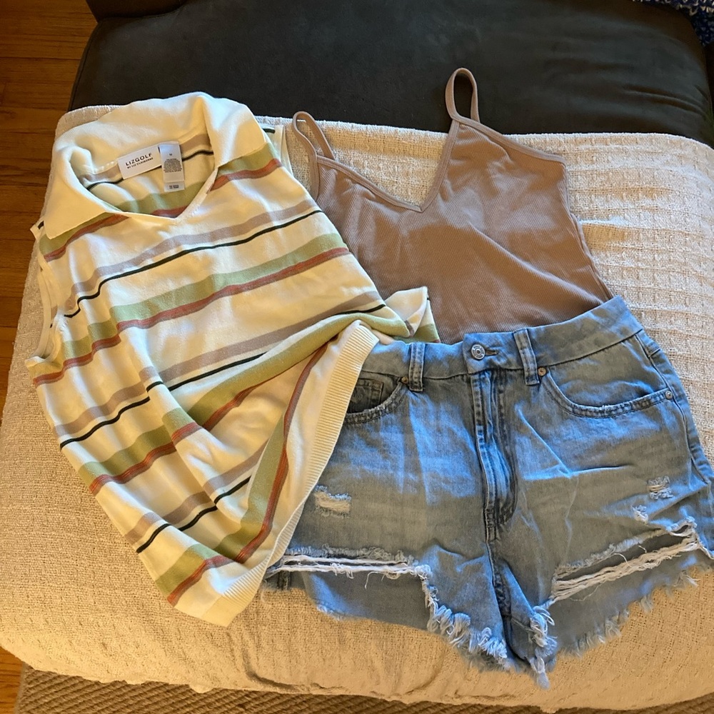 Tan Forever 21 Body Suit Thong